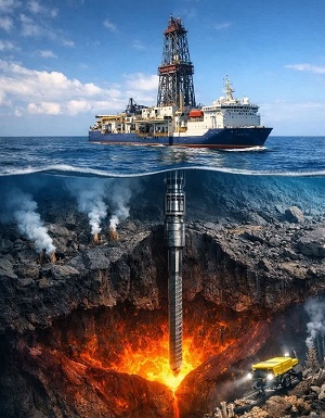 حفاری در کف اقیانوس