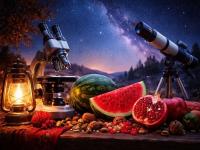 شب یلدا و انار و هندوانه و نجوم